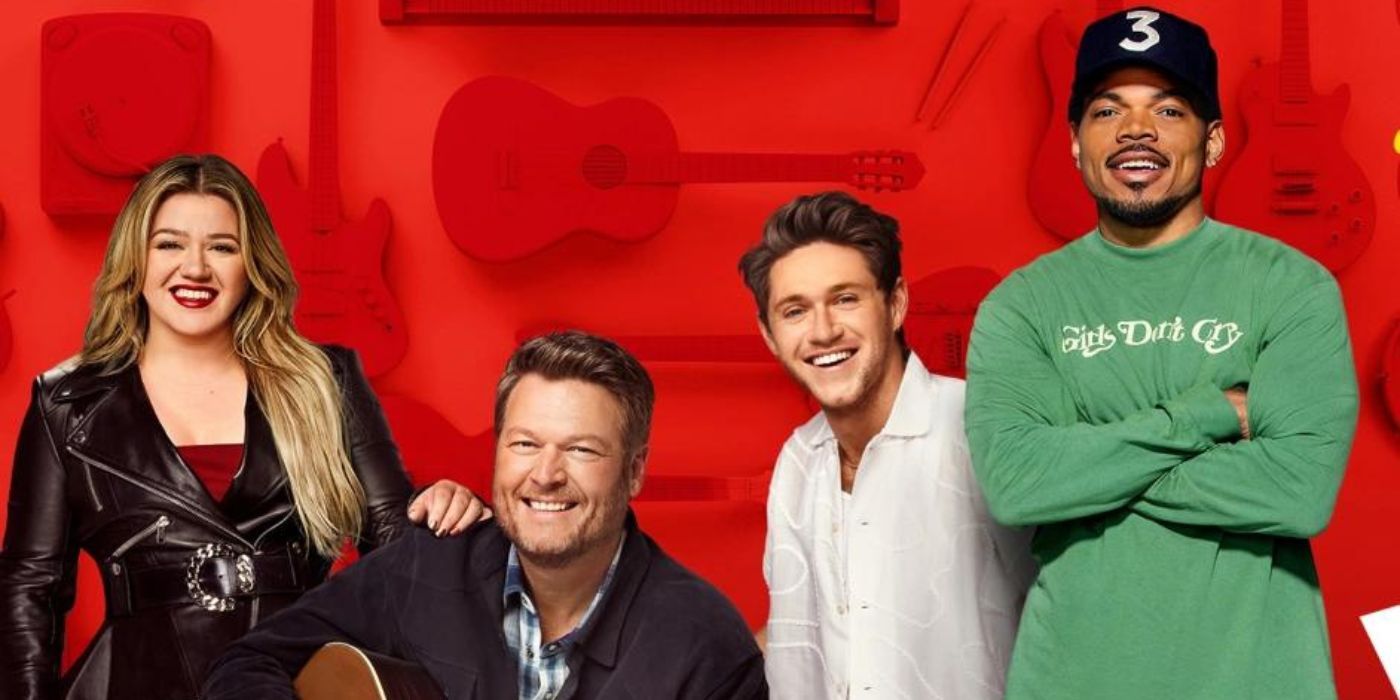 Kelly Clarkson, Blake Shelton, Chance the Rapper et Niall Horan sur The Voice